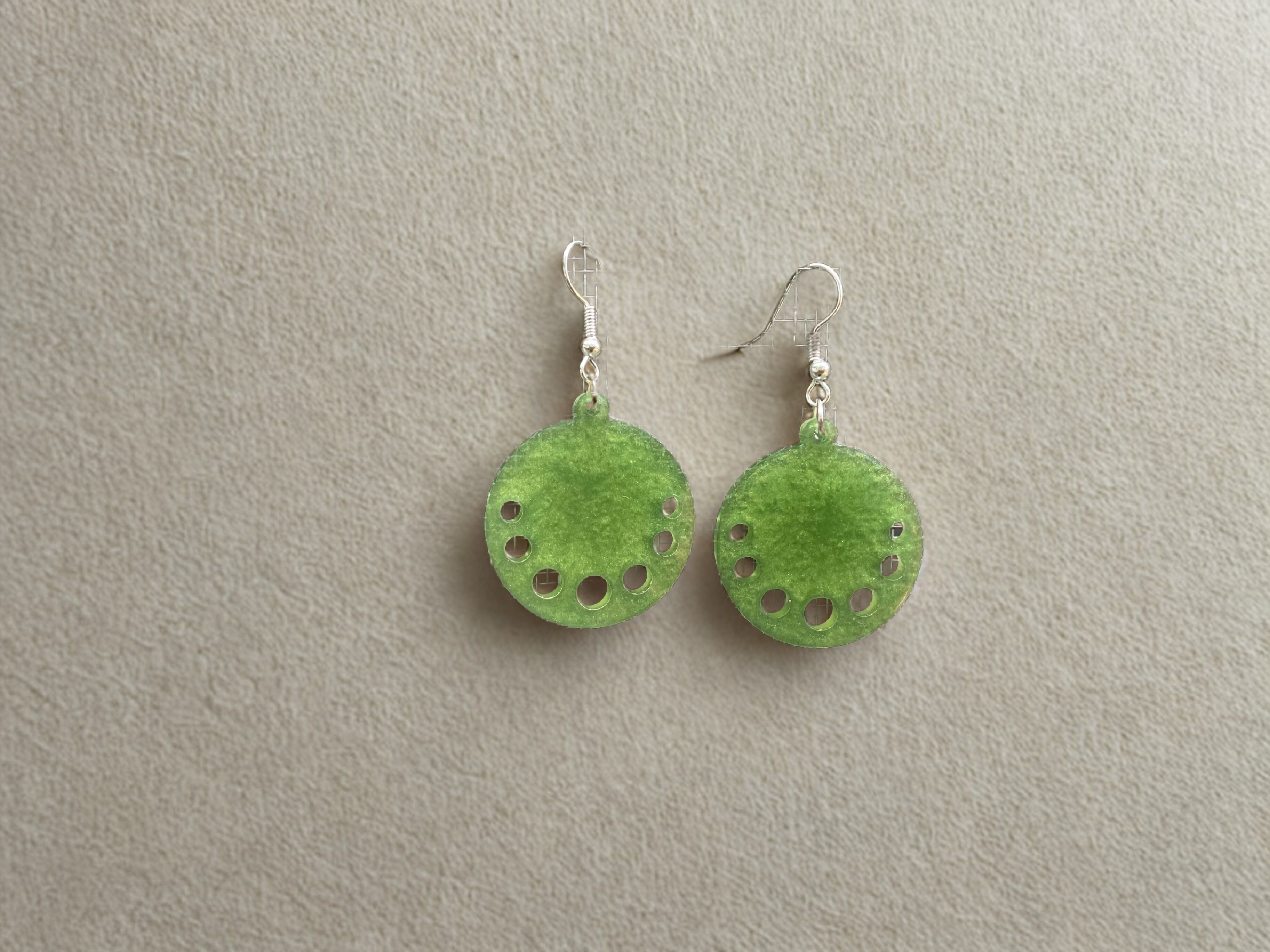 Aretes de Resina Gota Orbital